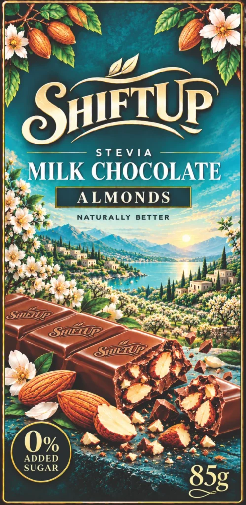 Milk Chocolate · Almonds