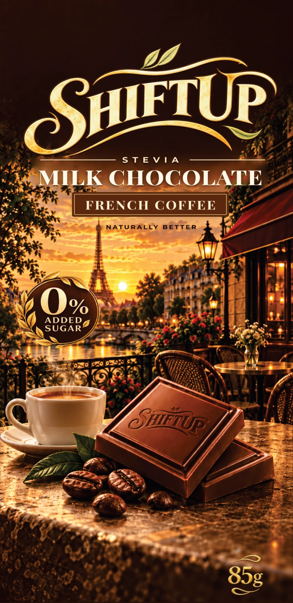 Milk Chocolate · French Coffee — Pack front