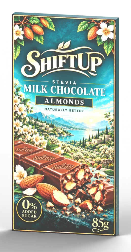 Milk Chocolate · Almonds
