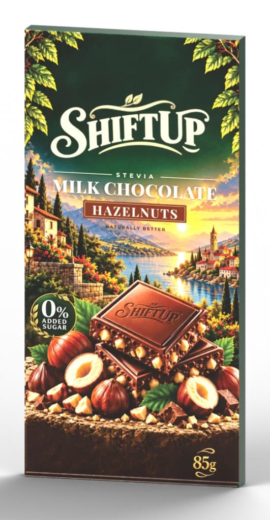 Milk Chocolate · Hazelnuts