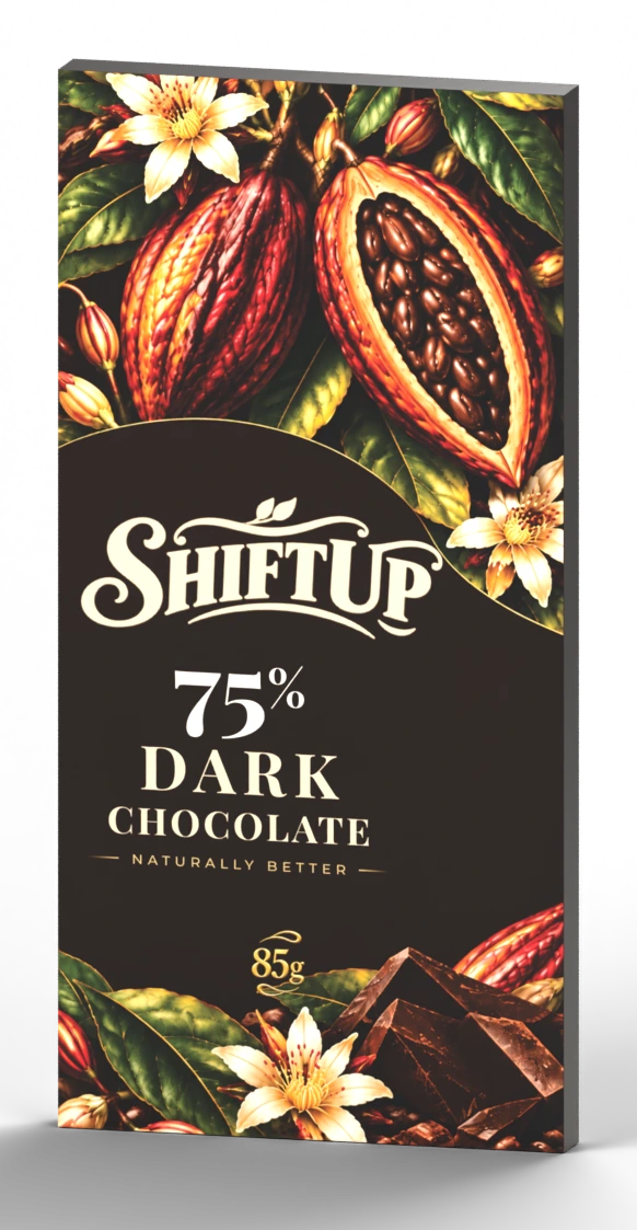 75% Dark Chocolate — Pack front
