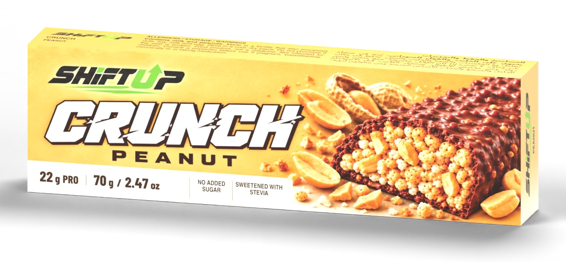 Crunch · Peanut — Pack front