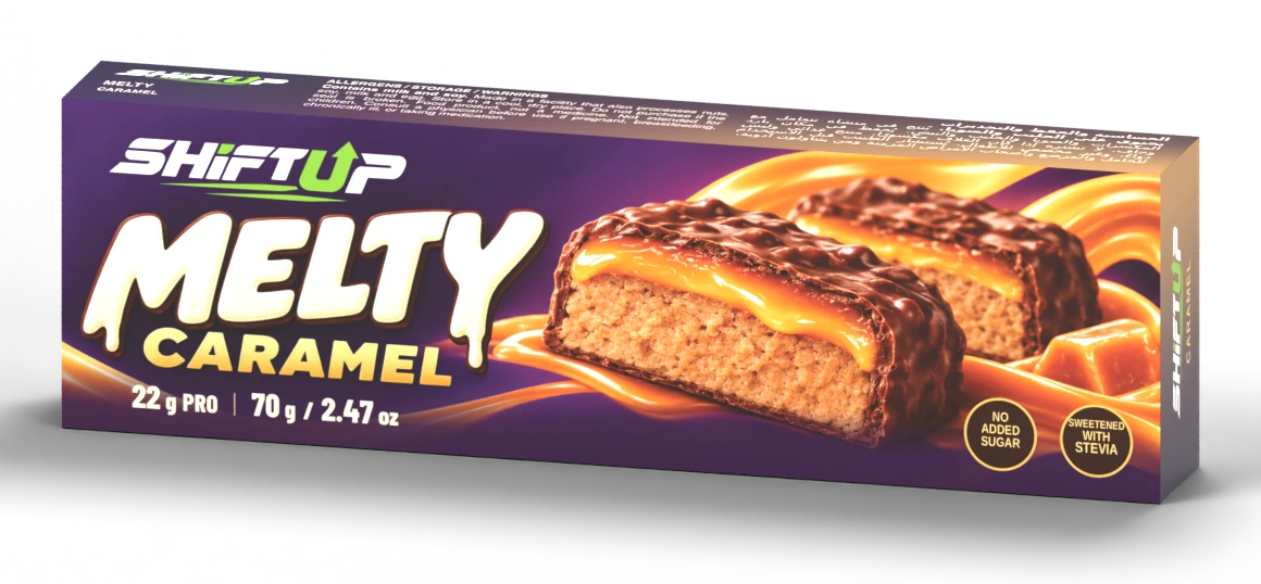 Melty · Caramel — Pack front