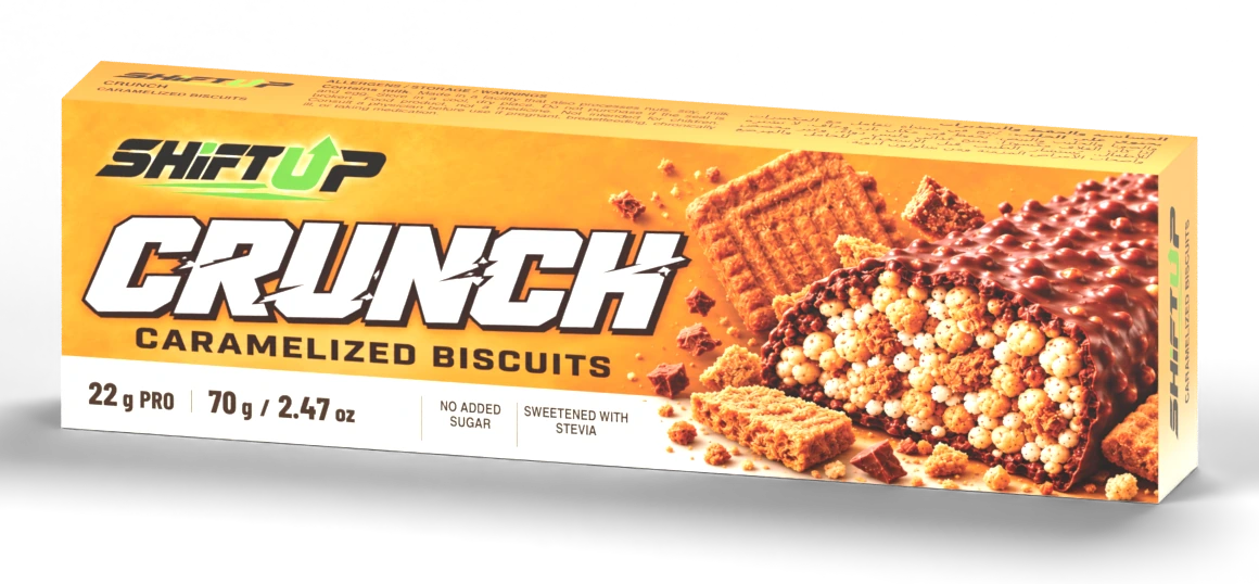 Crunch · Caramelized Biscuits — Pack front