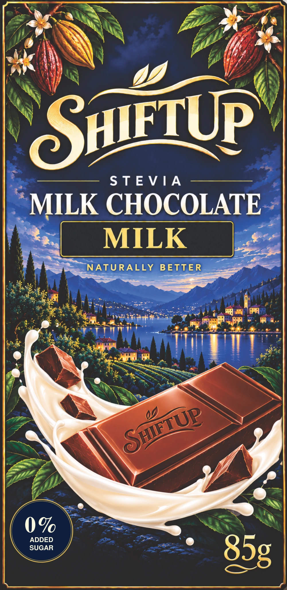Milk Chocolate · Plain — Pack front