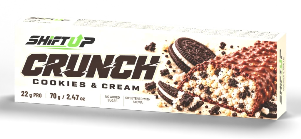 Crunch · Cookies & Cream