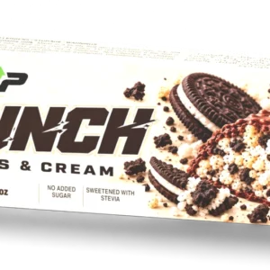 SHIFT UP crunch cookies cream — 3D packaging mockup using approved print artwork