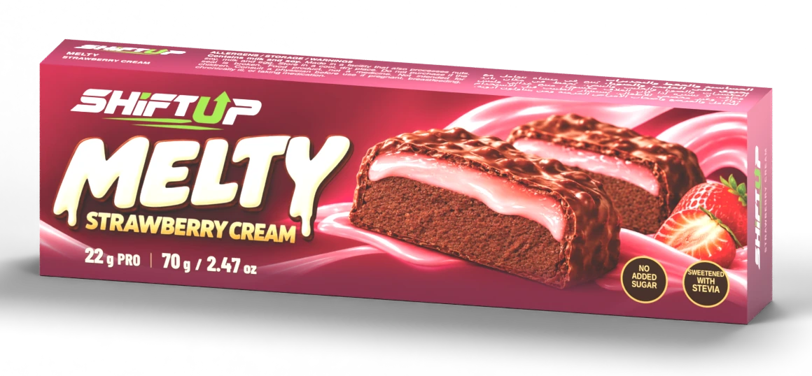 Melty · Strawberry Cream — Pack front
