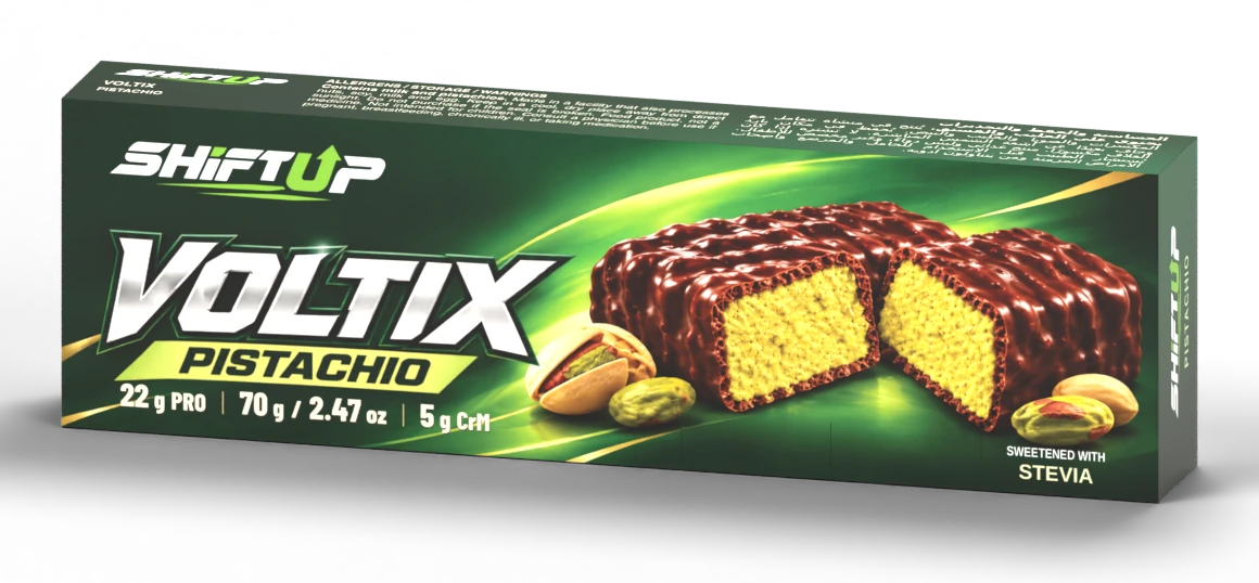Voltix · Pistachio — Pack front