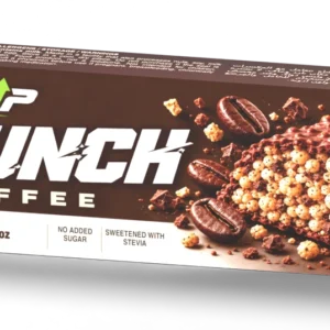 SHIFT UP crunch coffee — 3D packaging mockup using approved print artwork