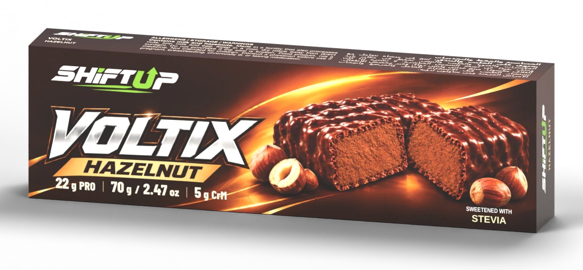 Voltix · Hazelnut — Pack front