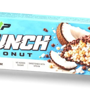 SHIFT UP crunch coconut — 3D packaging mockup using approved print artwork