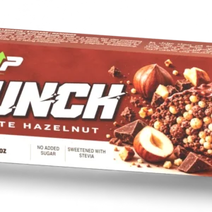 SHIFT UP crunch chocolate hazelnut — 3D packaging mockup using approved print artwork