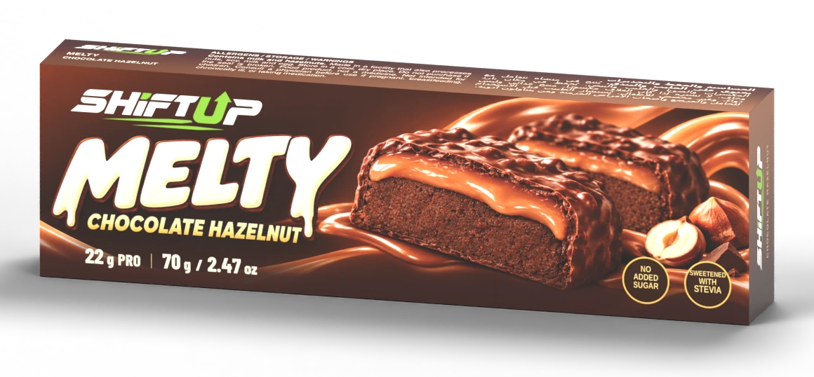 Melty · Chocolate Hazelnut — Pack front