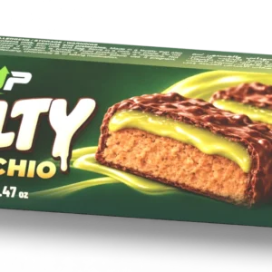 SHIFT UP melty pistachio — 3D packaging mockup using approved print artwork