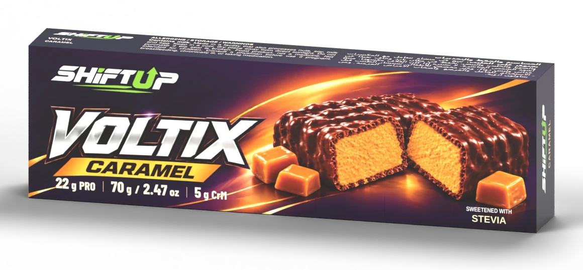 Voltix · Caramel — Pack front